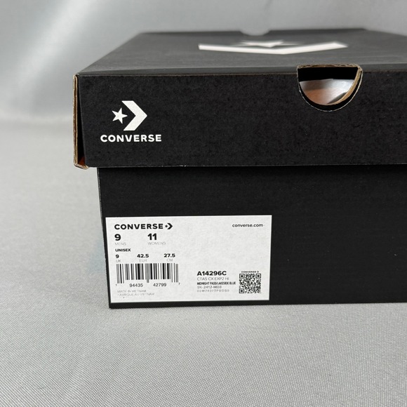 Converse Chuck Taylor All Star CX EXP2 Shoes Mens 9 Blue A14296C W11 New NIB - Picture 11 of 11